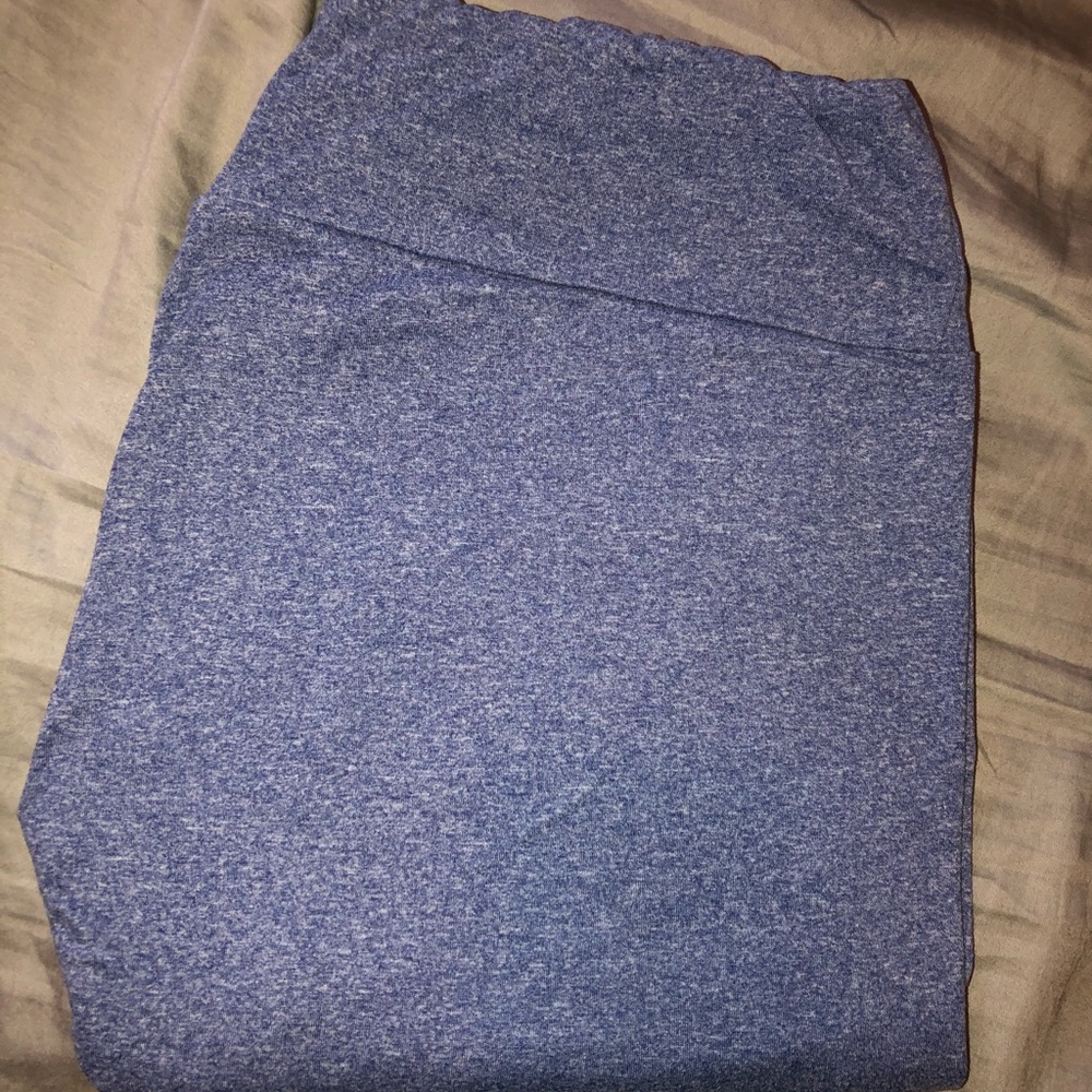 Marled Blue LuLaroe Leggings
